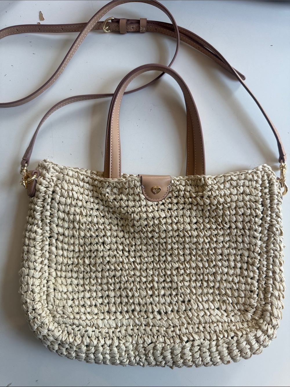Stoney clover lane little east west tote in natural